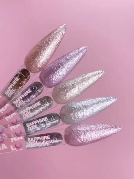 Sapphire Gel Nº2 – Lilás Rosado Perolado – 5 ml LUNAmoon - 4