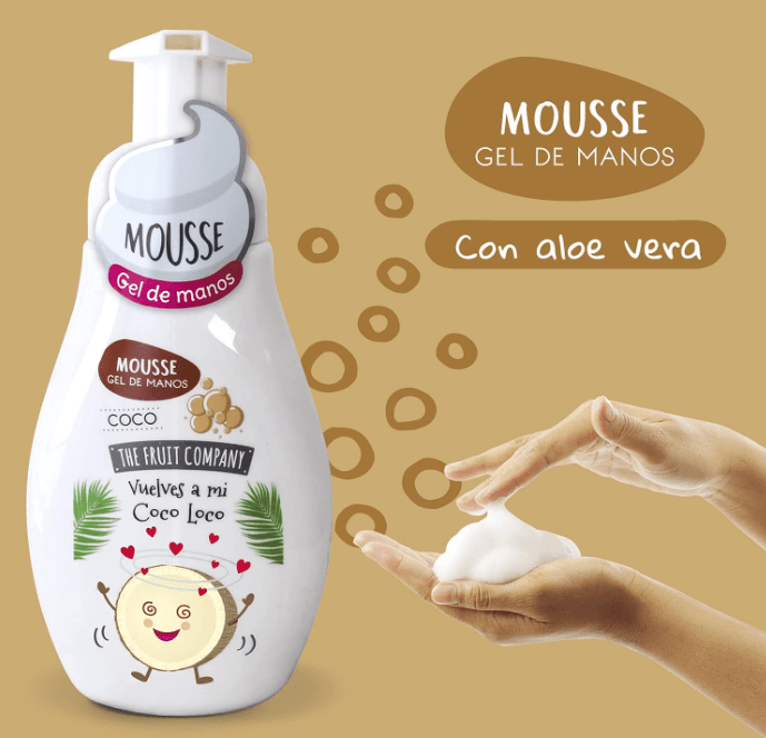 The Fruit Company - Kit Sabão de Mãos Mousse Coco 4 und - 2