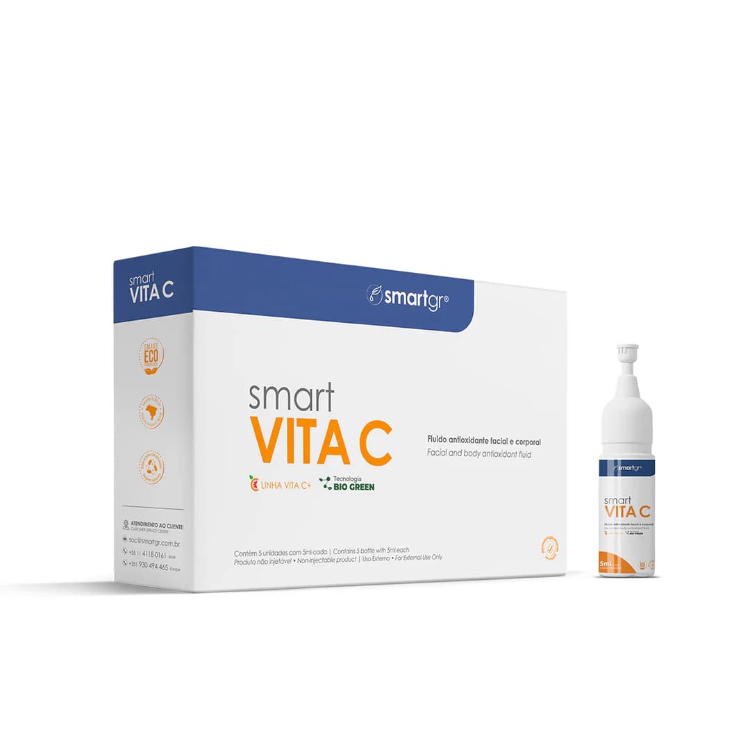 Smart Vitamina C Micro Antioxidante 5x5 ml Microagulhamento