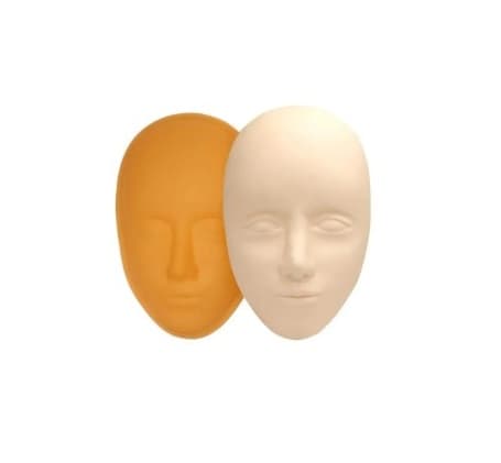 Cabeça Rosto 3D com suporte para treino Micropigmentação - 2