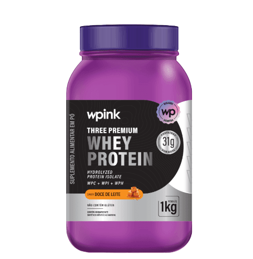 Three Premium Whey Protein Doce de Leite WP 1 KG - PRÉ-VENDA📍