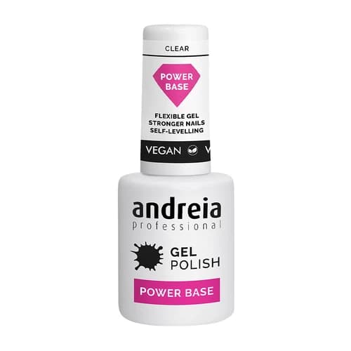 Andreia Power Base Creme Alta Viscosidade Verniz Gel - Clear
