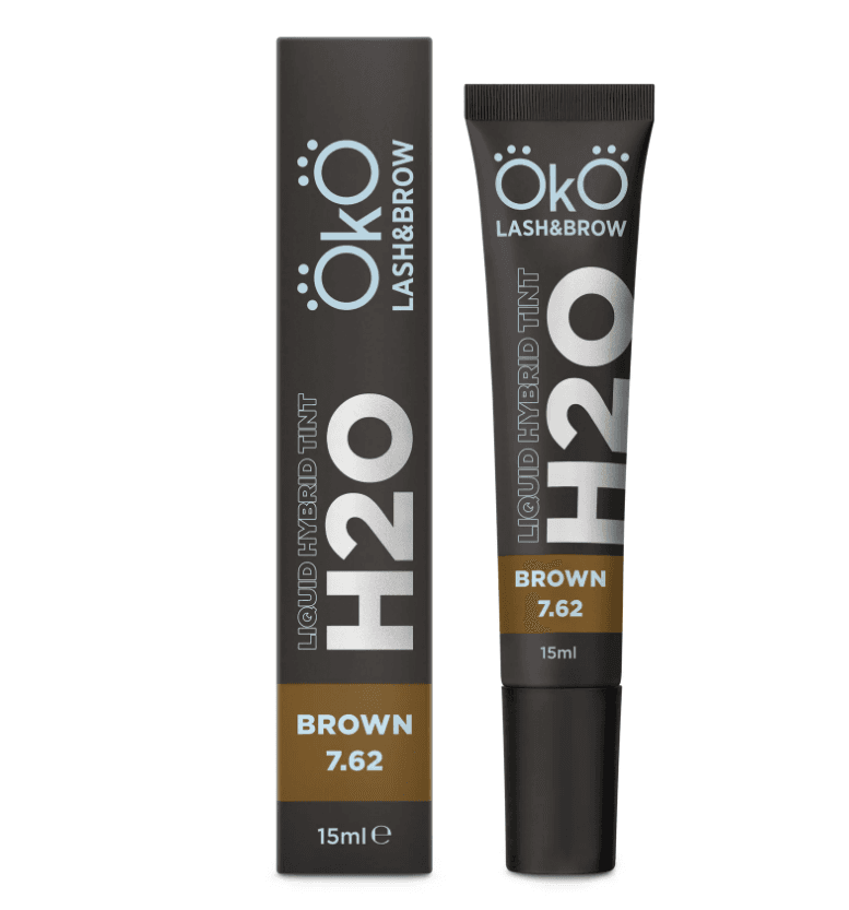 OkO lash&brow Tintura Híbrida Líquida H2O Castanho 15ml