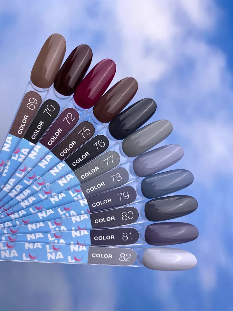 Verniz Gel – Gel Polish Nº80 Black Gray – 13 ml LUNAmoon - 4