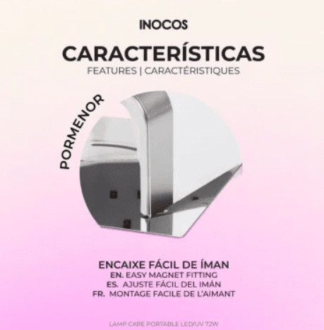 Inocos Catalizador LED UV Lamp Care Portátil 72W - 8