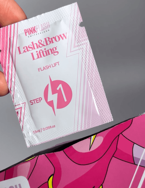 Pink Flash Lash and Brow Lift Passo 1 – 5 Saquetas - 2