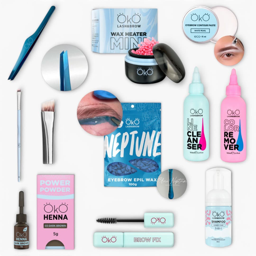 Kit Master OKO Sobrancelhas 10 Produtos – Limpeza, Brow Design, Henna - 2