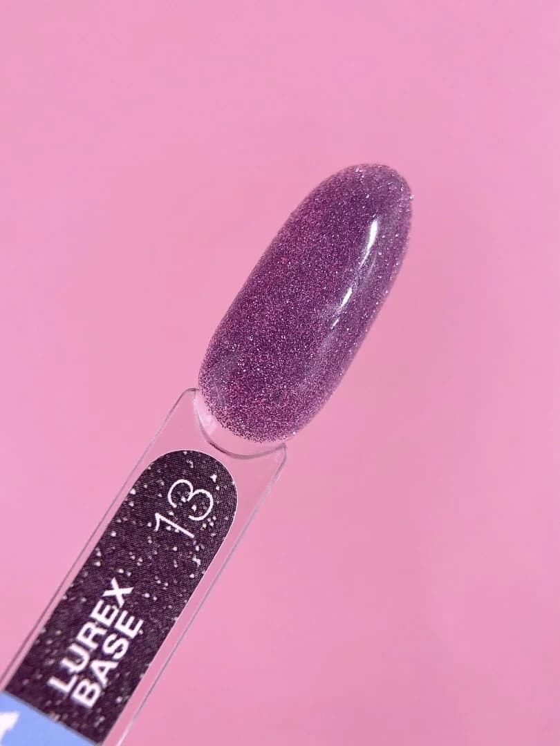 Lurex Base Nº13 – Base Camuflagem Refletiva Roxa Glitter – 13 ml LUNAmoon - 2