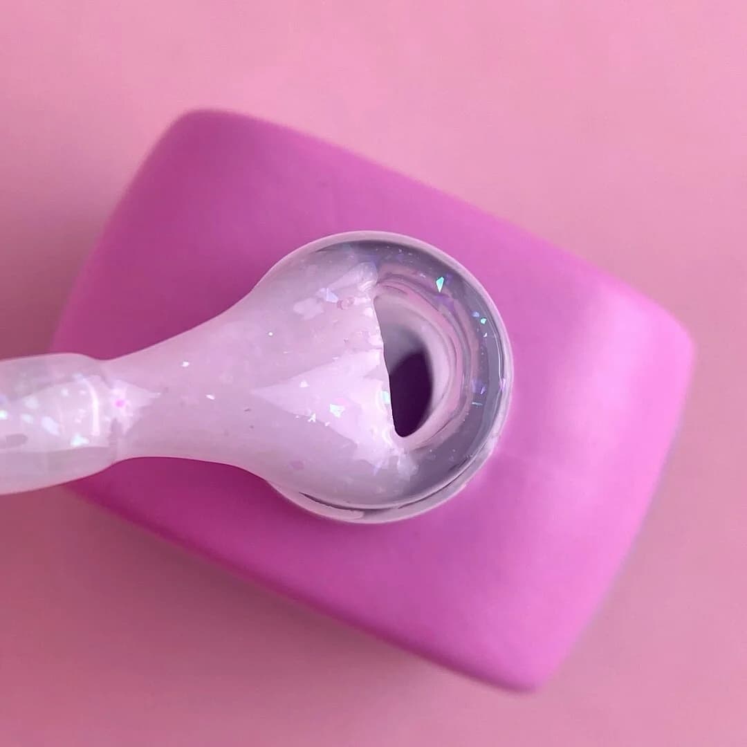 Crystal Base Nº2 – Base Lilás Camuflada com Brilhos – 13 ml LUNAmoon - 3