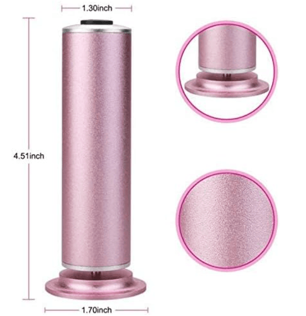 🌸 Épilateur Électrique Callosités des Pieds Rose - 3