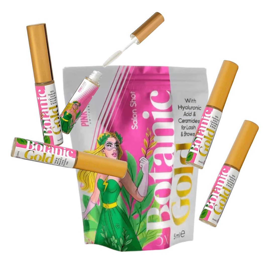 Pink Flash Botanic Gold 5pcs - Pós Tratamento Pestanas e Sobrancelhas
