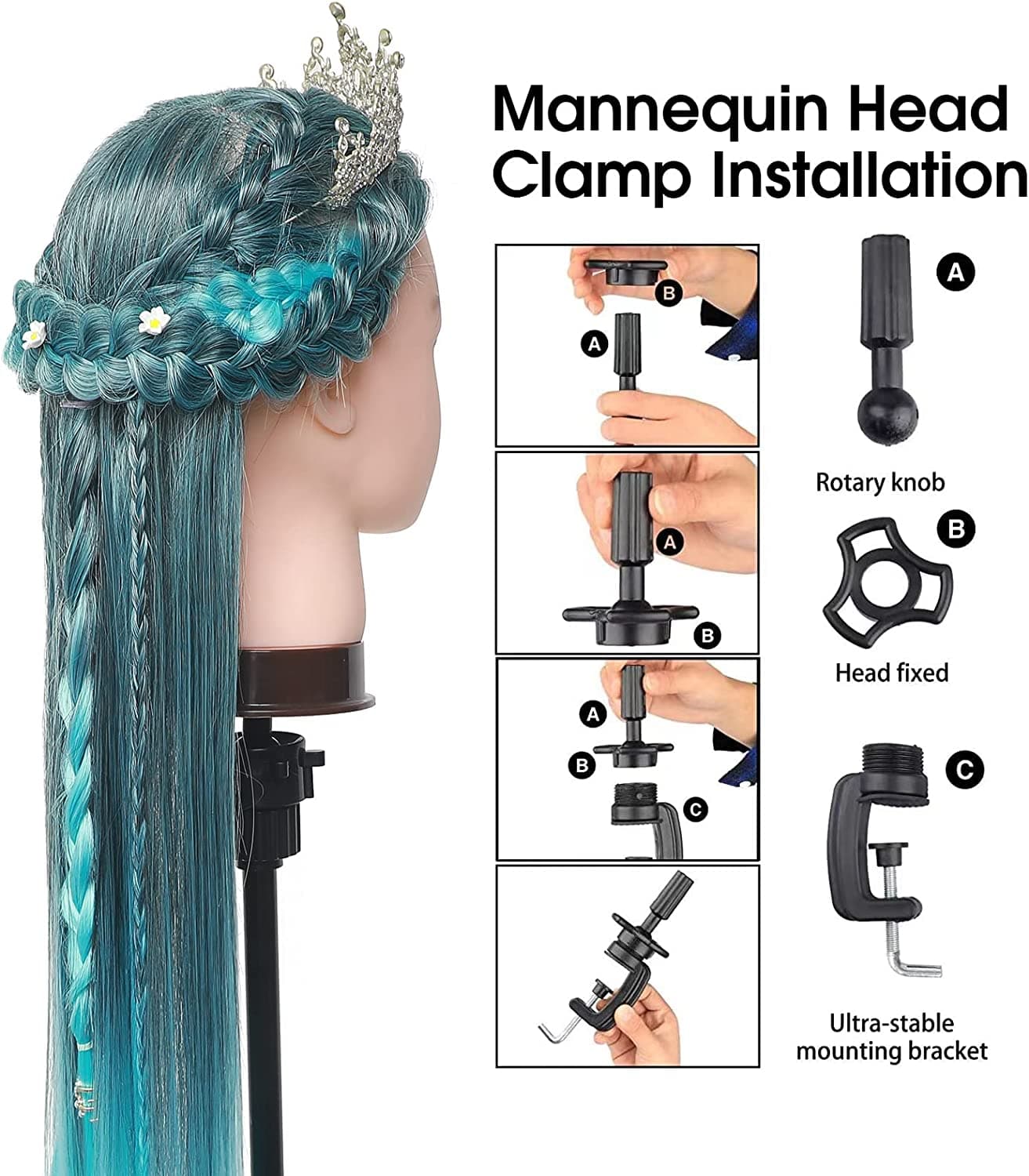 Cabeça de Treino Mint 100% Fibra Sintética - 4