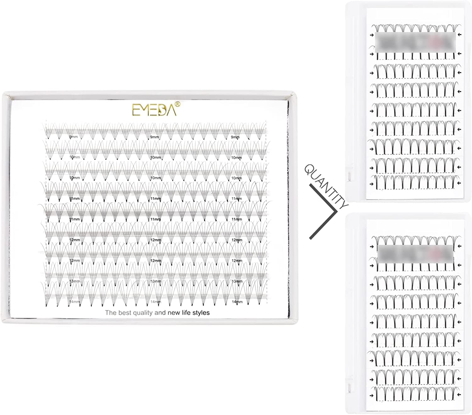 Cils Volume Russe 0,07mm Mix - Boîte XL - 7