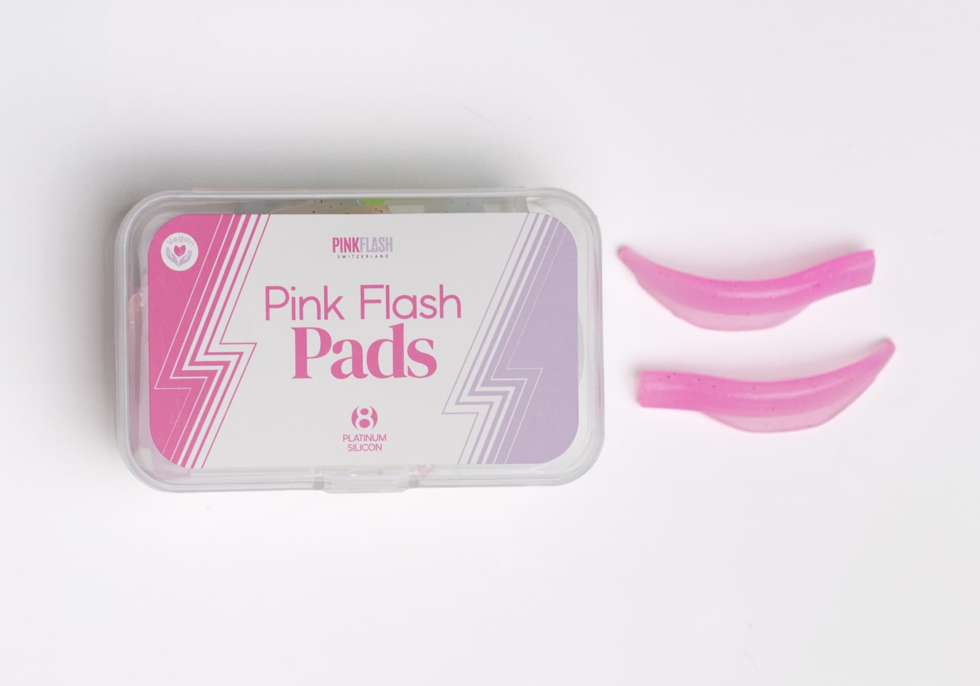 Pink Flash Lash Lifting Silikon Premium Formen – 8 Paare - 3