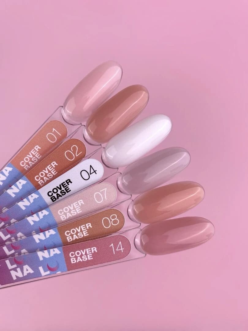 Cover Base Nude Nº1 – Camouflage Base Rosa-Beige – 13 ml LUNAmoon - 5