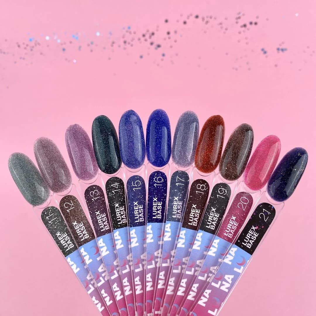 Lurex Base Nº13 – Base Camuflagem Refletiva Roxa Glitter – 13 ml LUNAmoon - 5