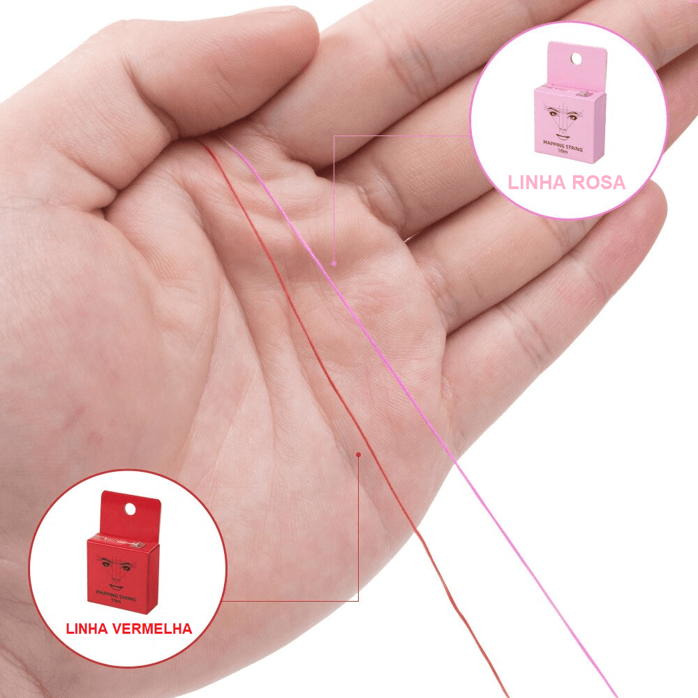 🌸 Gamme de Marquage Rose P/ Sourcils - 2