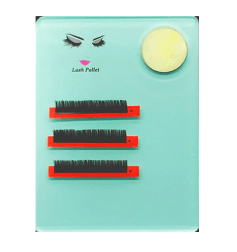 🌸 Placa Soporte Acrílica con Piedra Jade - Extensión de Pestañas - 2