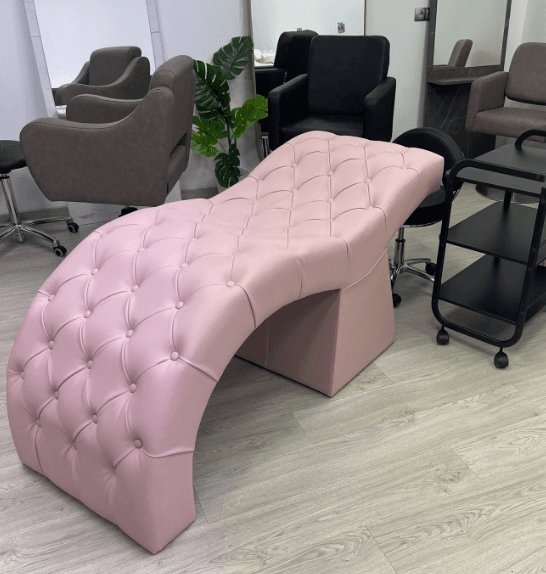 Marquesa Pestanas Ergonómica Estofada Capitoné Rosa - 3