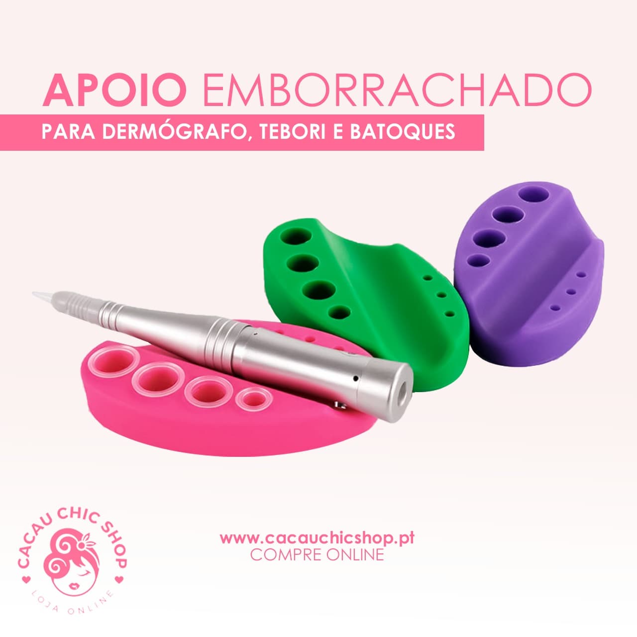 Apoio Suporte Emborrachado P/ Material