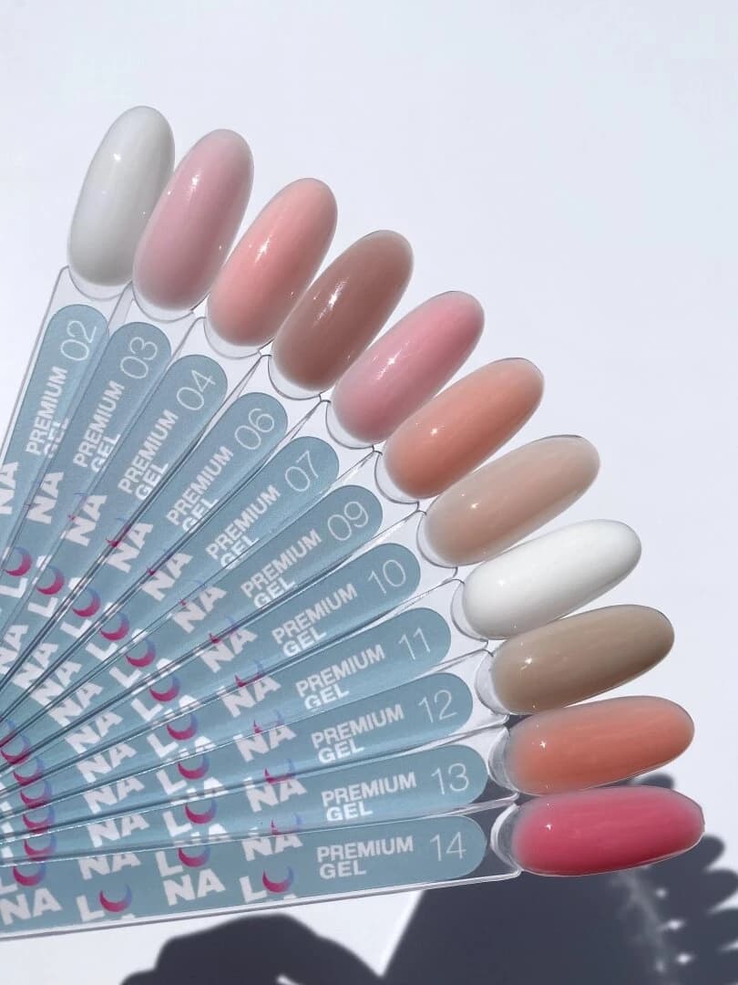 Gel Premium Nr. 13 – Kaki Nude Aufbaugel – 15 ml LUNAmoon - 5