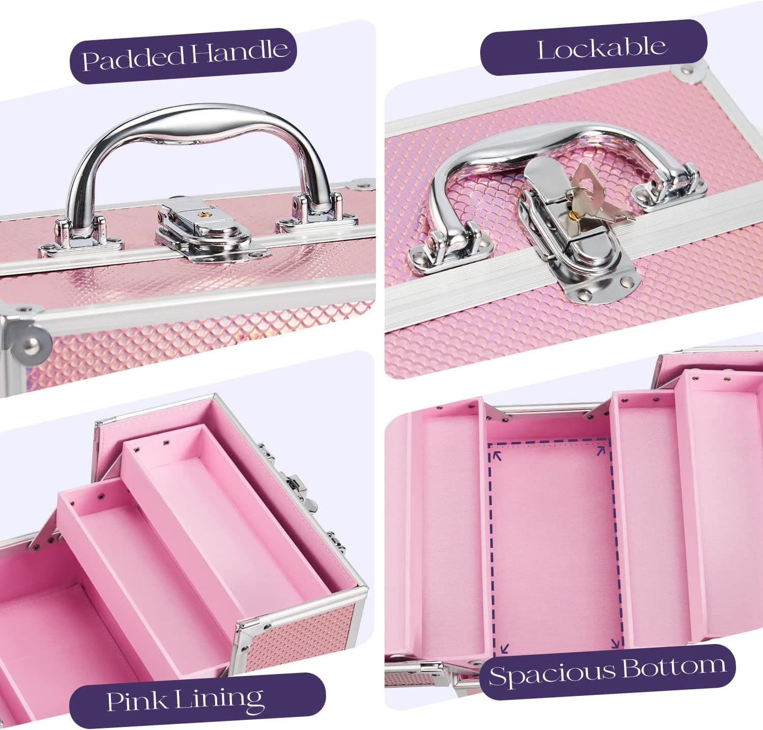 Trousse Cosmétique Professionnelle Makeup Sirène - 5