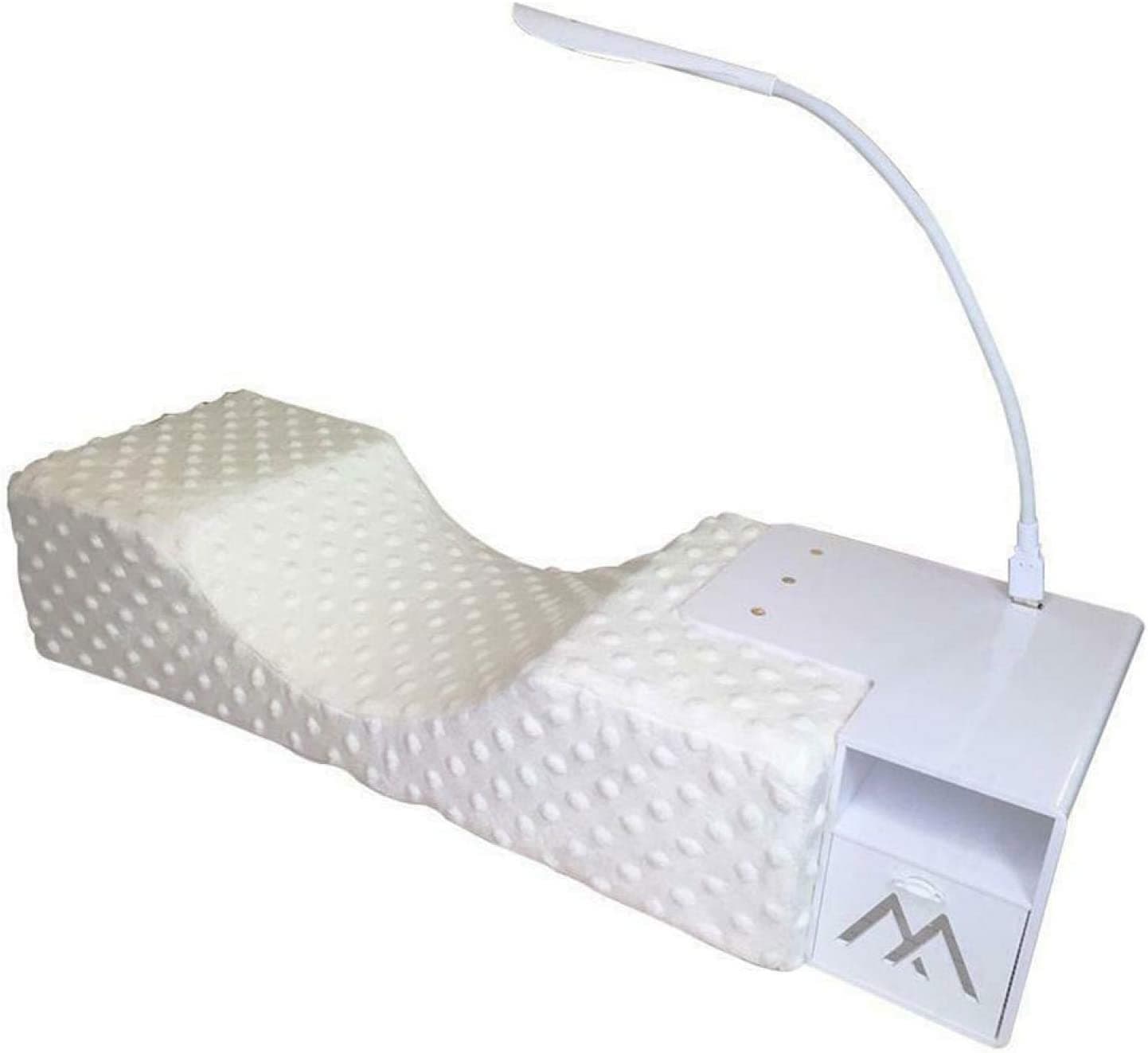 Coussin de Soutien Cou + Support + Lampe LED