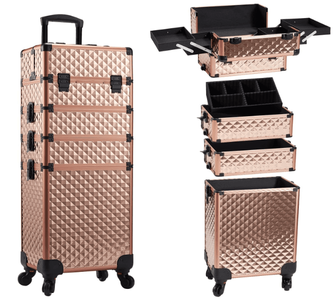 🌸 Professionelle 4-in-1 Kosmetiktrolley Madrid - 2