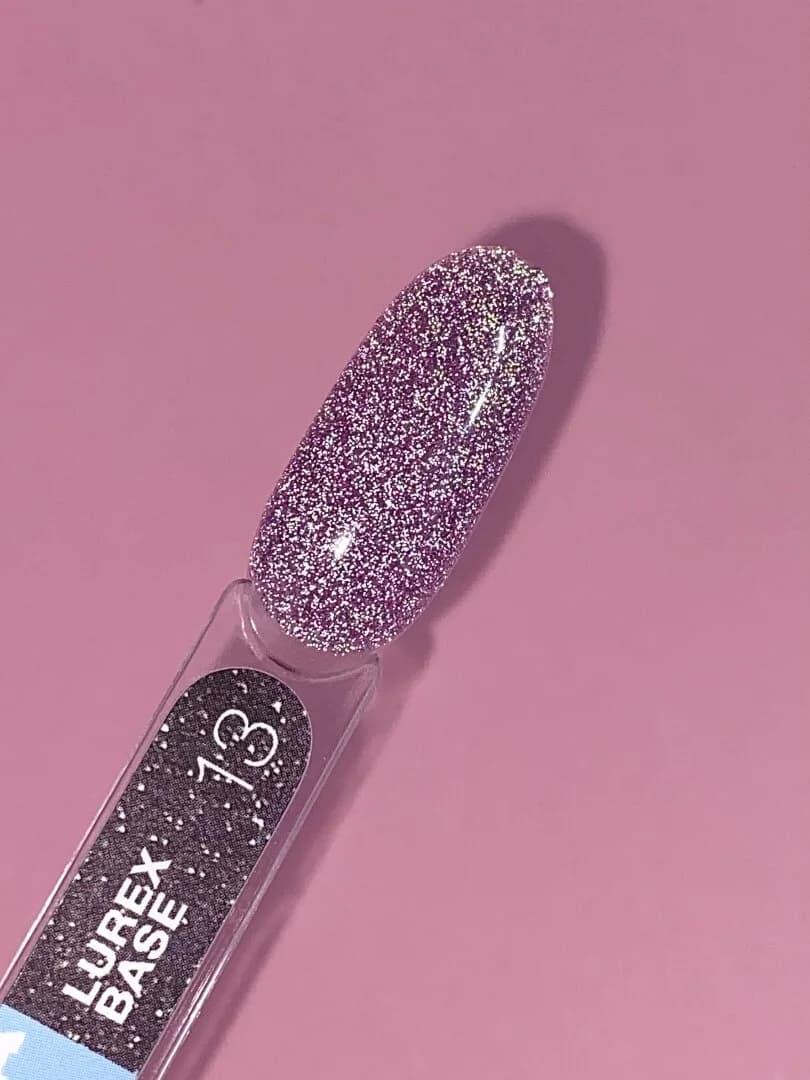 Lurex Base Nº13 – Base Camuflagem Refletiva Roxa Glitter – 13 ml LUNAmoon - 3