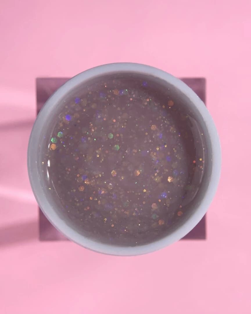 Diamond Gel Nº3 – Gel Construção Bege Glitter – 15 ml LUNAmoon - 3