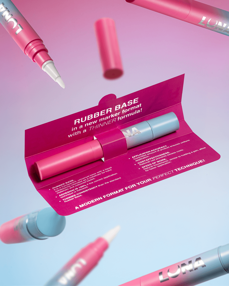 Rubber Base Marker – Transparent Liquid Pre-Base – 5 ml LUNAmoon - 6