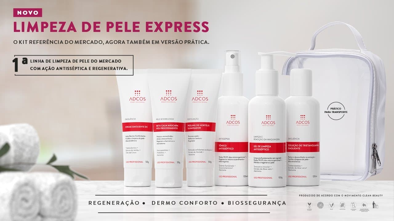 Kit Limpeza Pele Express Profissional Adcos - PRÉ-VENDA📍 - 3