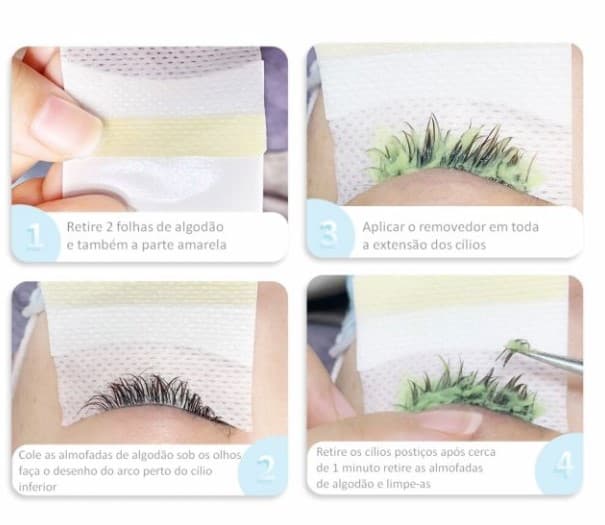 Disques de Coton pour Retrait de Cils - 3