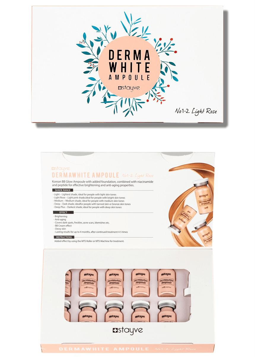 Kit BB Glow 10 Ampolas Stayve - N.1-2 Light Rose - 2