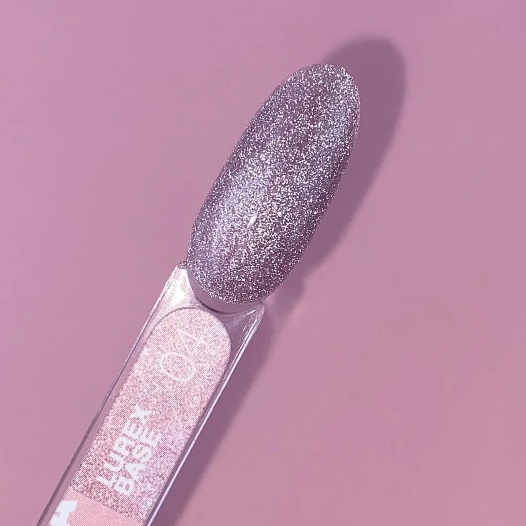 Lurex Base Pink Nº4 – Base Camuflaje Rosa con Glitter – 13 ml LUNAmoon - 3