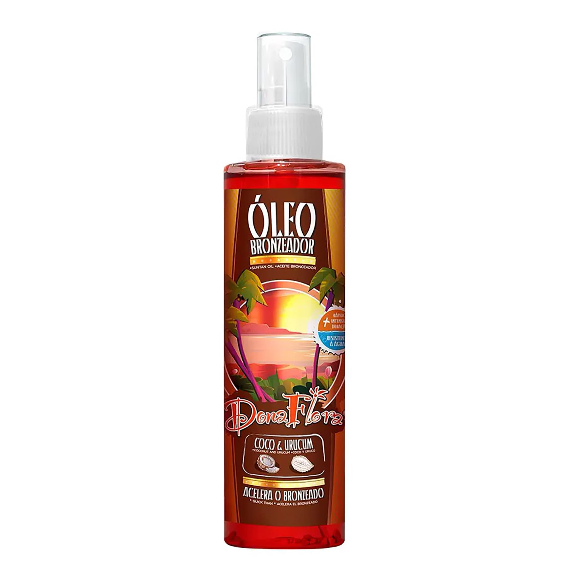 Óleo Bronzeador Dona Flora Coco e Urucum 200 ml