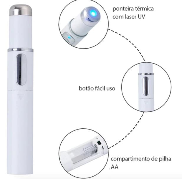 Vari Care - Caneta para remoção de varizes, manchas e acnes