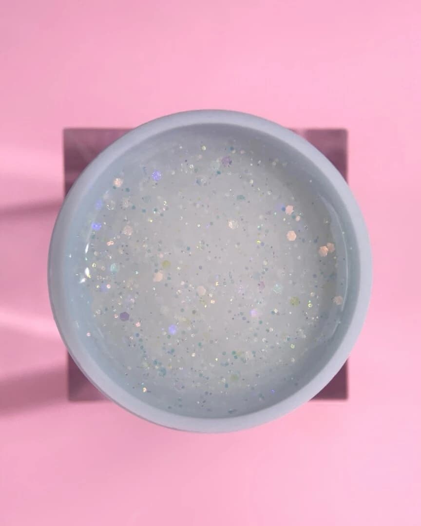 Diamond Gel Nº1 – Gel de Construction Laité Pailleté – 15 ml LUNAmoon - 3