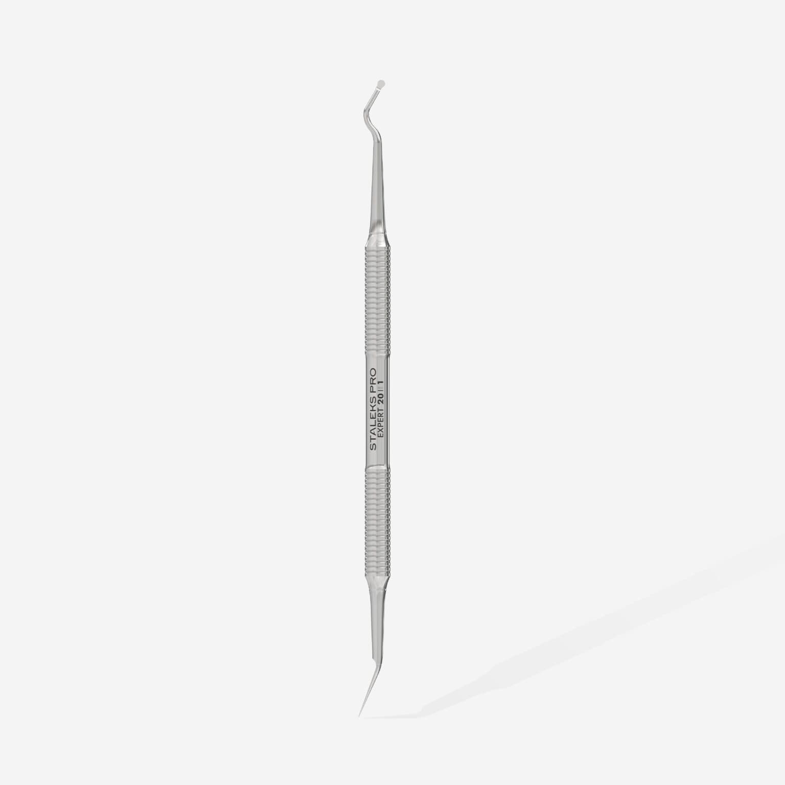 Pedicure Spatula Staleks Pro Expert 20 Type 1 – “Hemispherical” Curette + Stick - 3