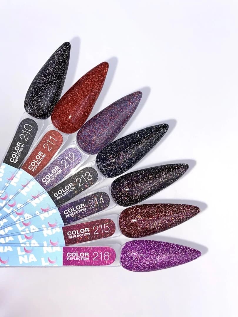 Verniz Gel Refletivo – Color Reflection Nº217 Lilás – 13 ml LUNAmoon - 8