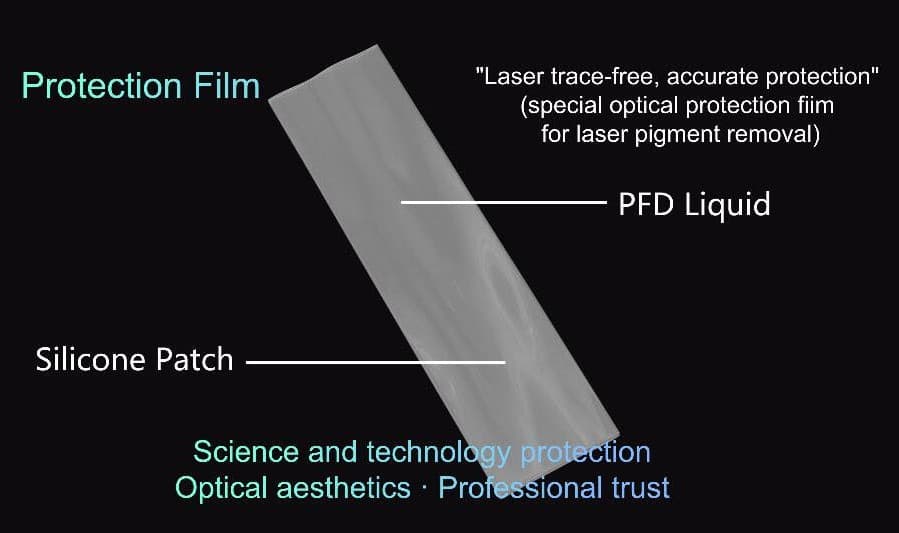 Kit Película de Proteção PFD Silicone para Remoção a Laser - 3