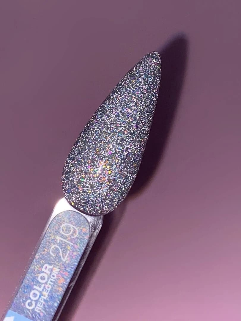 Verniz Gel Refletivo – Color Reflection Nº219 Cinza – 13 ml LUNAmoon - 3