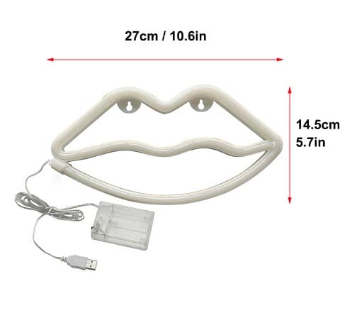 Décoration Néon Lèvres - 3