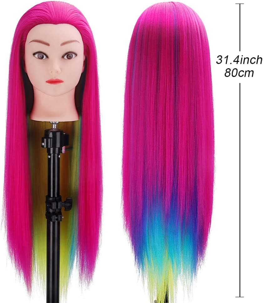 Cabeça de Manequim Colorida 80cm Sintética - 2