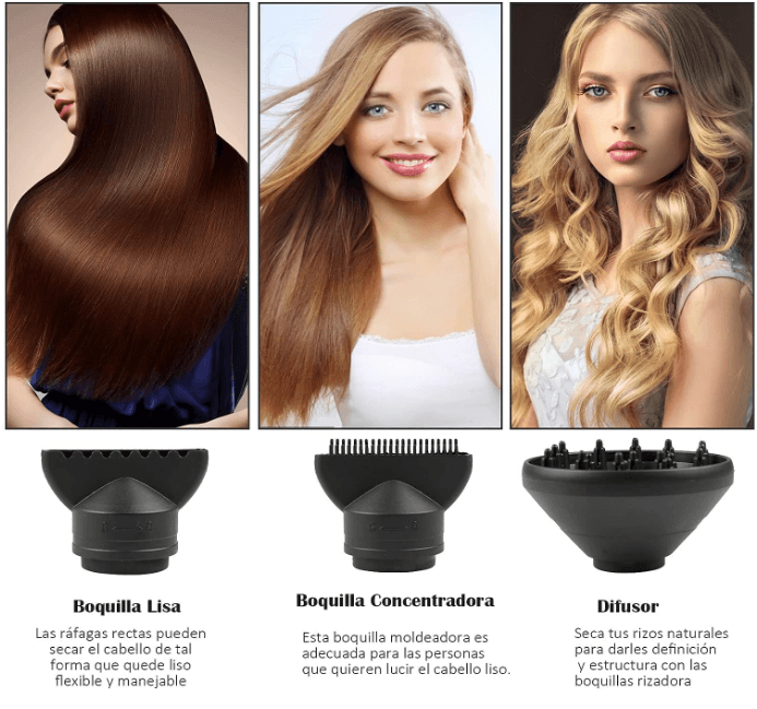 Secador de Pelo Iónico 2000 W - 3