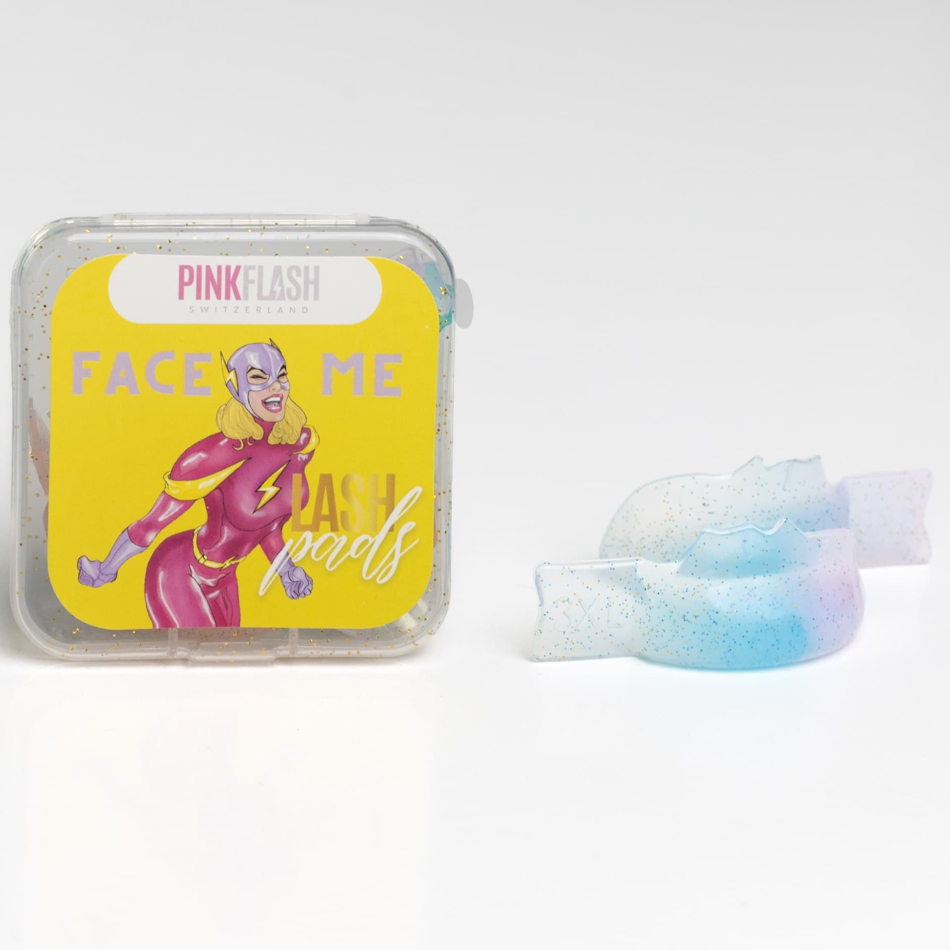 Pink Flash Face Me Shields – Moldes de Silicone para Lifting de Pestanas