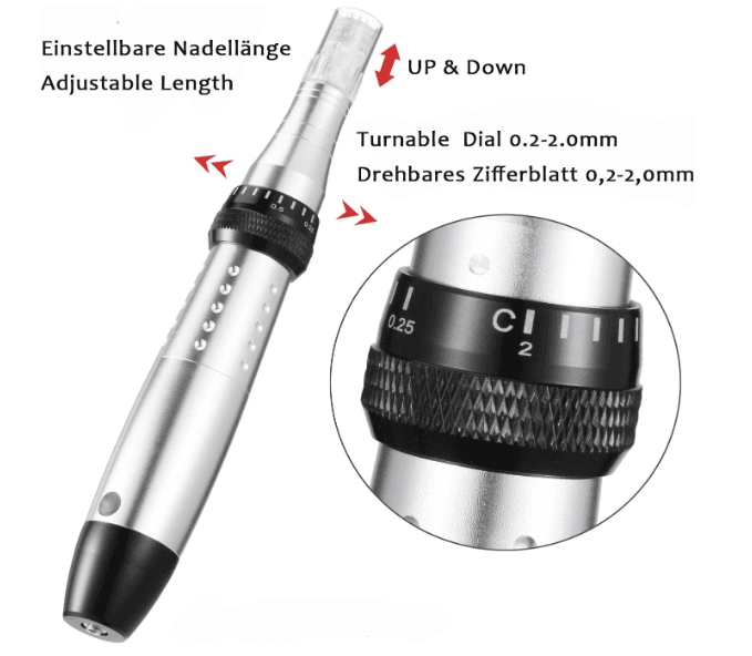 Kit DermaPen Profissional Facial e Couro Cabeludo | Ouro | Prata - 3