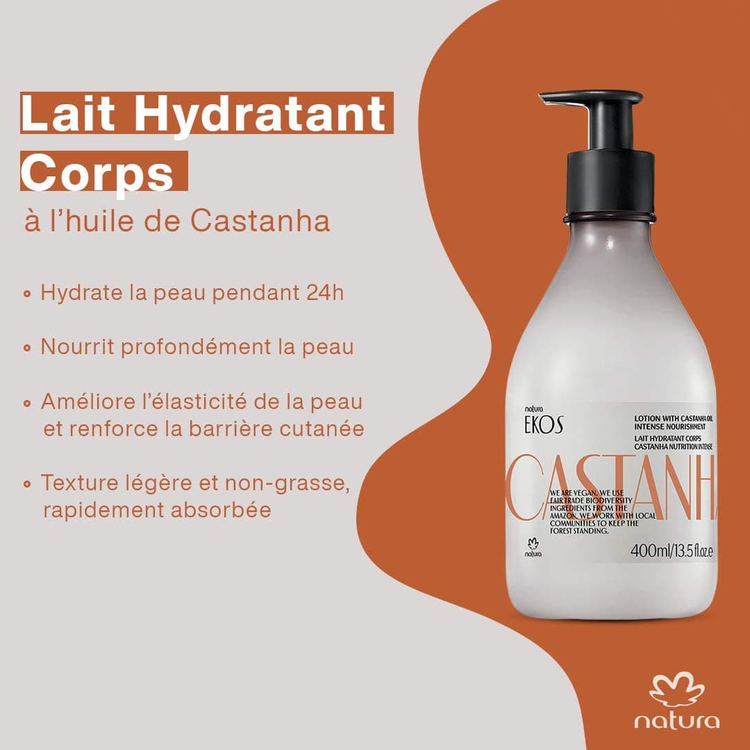 Leite Hidratante Corporal Castanha do Brasil - Natura Brasil - 5
