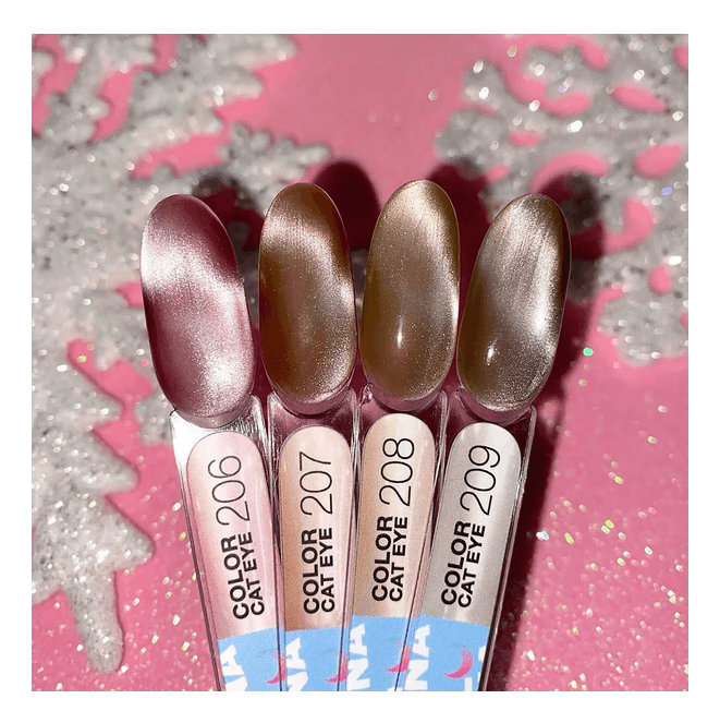 Verniz Gel Magnético – Cat Eye Nº209 Lilás-Bege – 13 ml LUNAmoon - 5