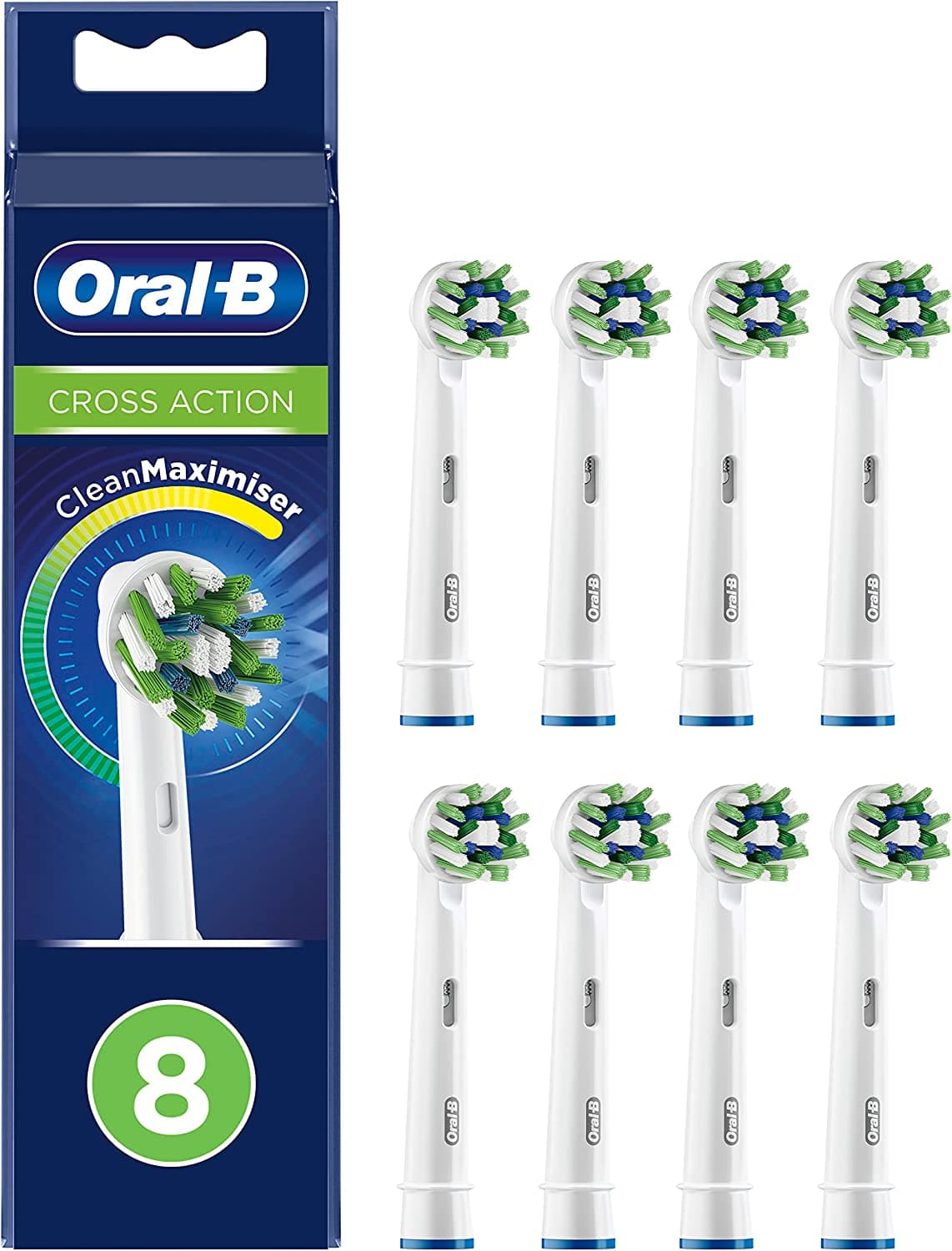 Kit Cepillo de Dientes Oral-B CrossAction + 8 Cabezas